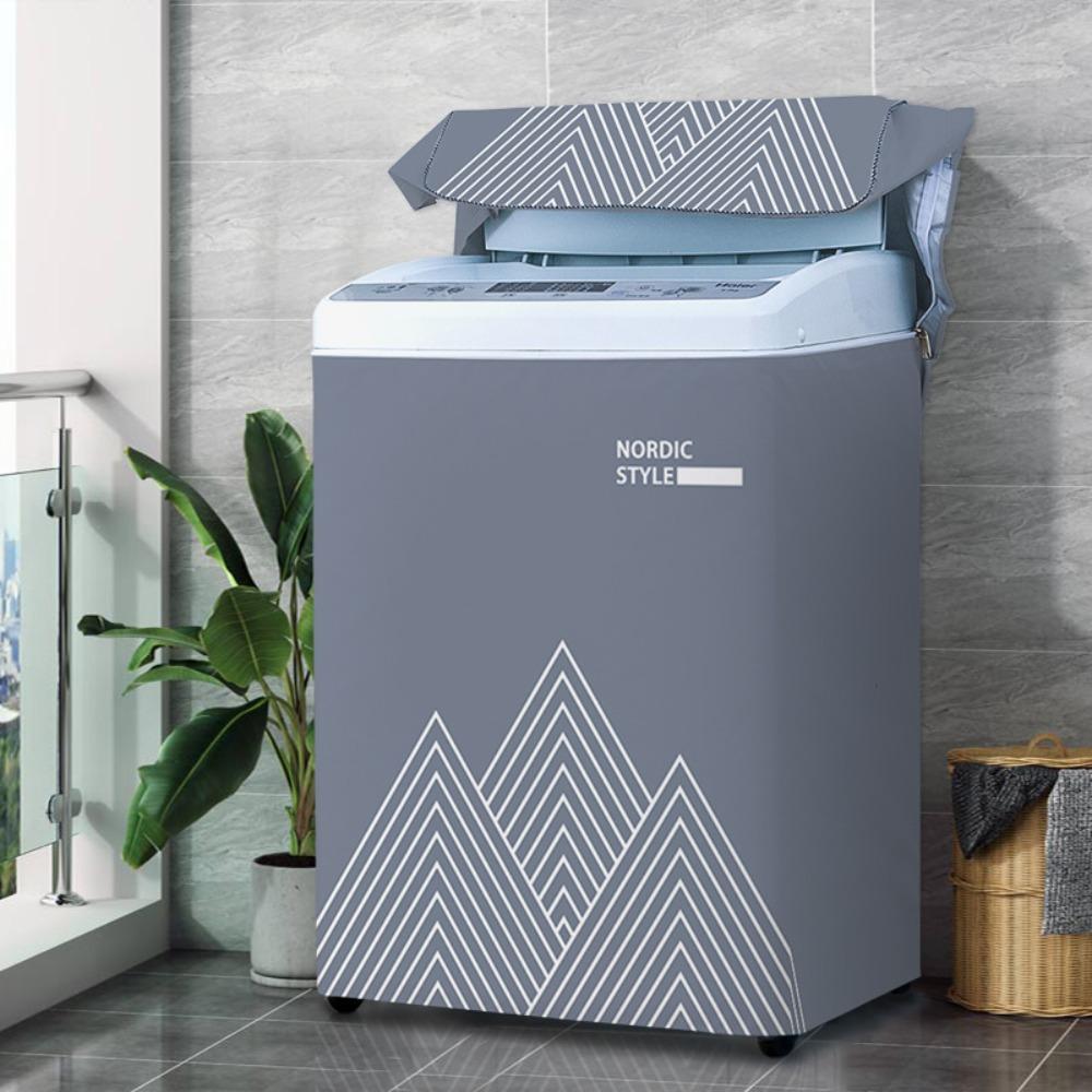 Waterproof Washing Machine Cover Dust Proof Dust Cover Durable Protective Cover  Balcony