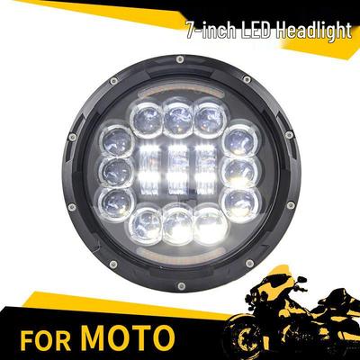 7" LED Wrangler Scheinwerfer für Jeep/Harley, 90W Super Hell mit Fern-/Abblendlicht.