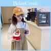 Stylish Mini Red Pearl Handbag For Kids Chic Crossbody Bag With Breathable Design