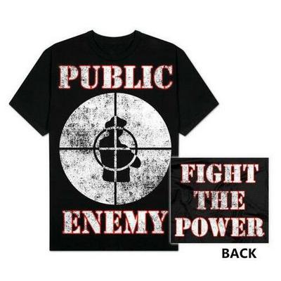 Public Enemy Unisex T-Shirt Fight The Power Distressed