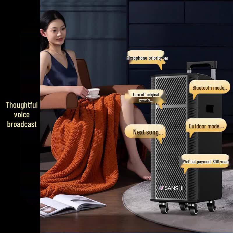 SANSUI G26 Outdoor Portable Bluetooth Speaker (CN version)