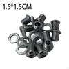10 Pieces Air Vent for Drums Drum Strainer 1/2" Parts Tom Snare Gear Hardware Part