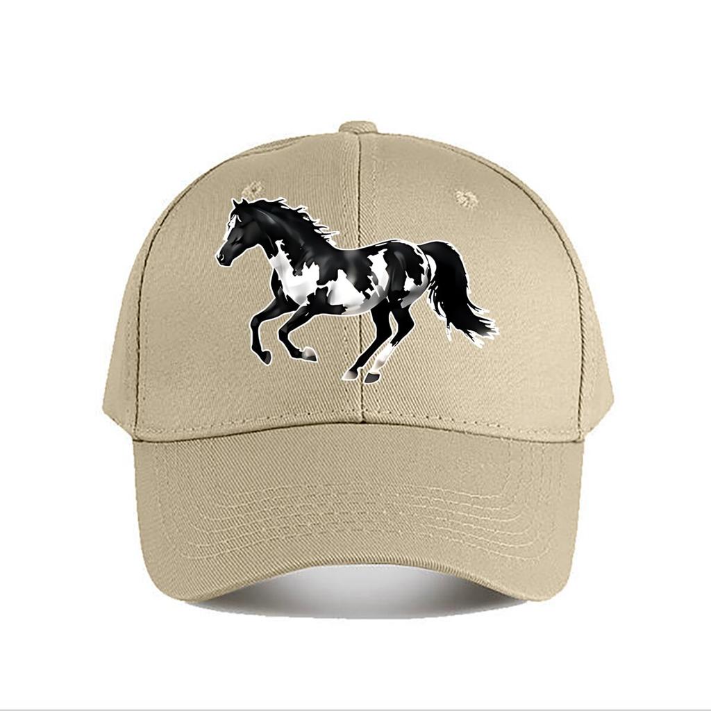 Pferdedruck Mütze Mehrere Farben Baseballkappe Mode Unisex Sonnenhut Damen Outdoor Sport Snapback Kappe