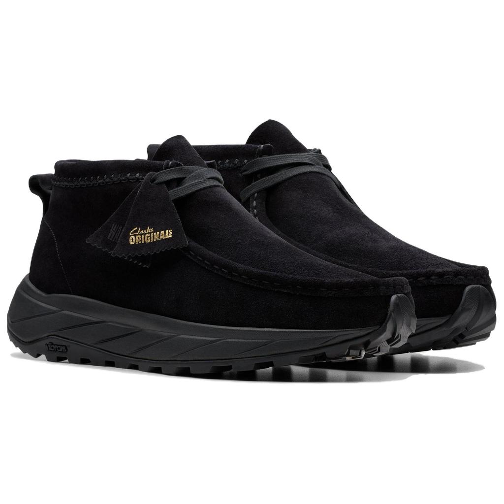 Clarks Suede Lace-Up Lightweight Ankle Boots Men boots Black 26179150