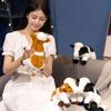 Simulation Cattle Animal Plush Doll Animal Cow Plush Toy Milk Cow Plush Doll  Sofa Ornament