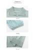 Spring-Summer 2025 Women's Three-Quarter Sleeve Knit Top with Stylish Lapel for Middle-Aged and Elderly Women