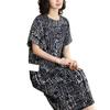 Summer Women's Cotton and Linen Retro Casual Dress