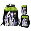 Pupil Duet Night Abyss Fun Game Rucksack Carry Carrier Pen Case 3pcs Style Custom Rucksacks DIY Pattern Backpack Mochilas