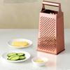 Kitchen Steel Stainless 4 Sided Box Food Grater Vegetable Cheese Shredder Slicer