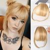 Bangs Wig Synthetic Bangs Lady Invisible Bangs  Age Reduction Forehead Wig Piece Wigs For Women A Variety of Colors Are Available