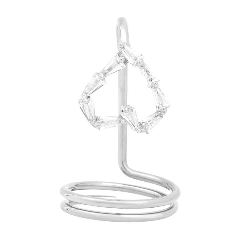 

Eyecatching 925 Sterling Silver Womens Ring With Cow Print For Style Unique J1797