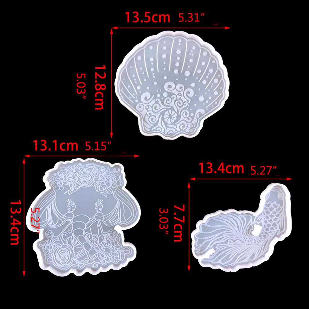 Plaster Soap Casting Epoxy Mould DIY Crafts Cup Mats Silicone Mold Crystal Agate Coaster Mold Mug Pad Resin Casting Mold