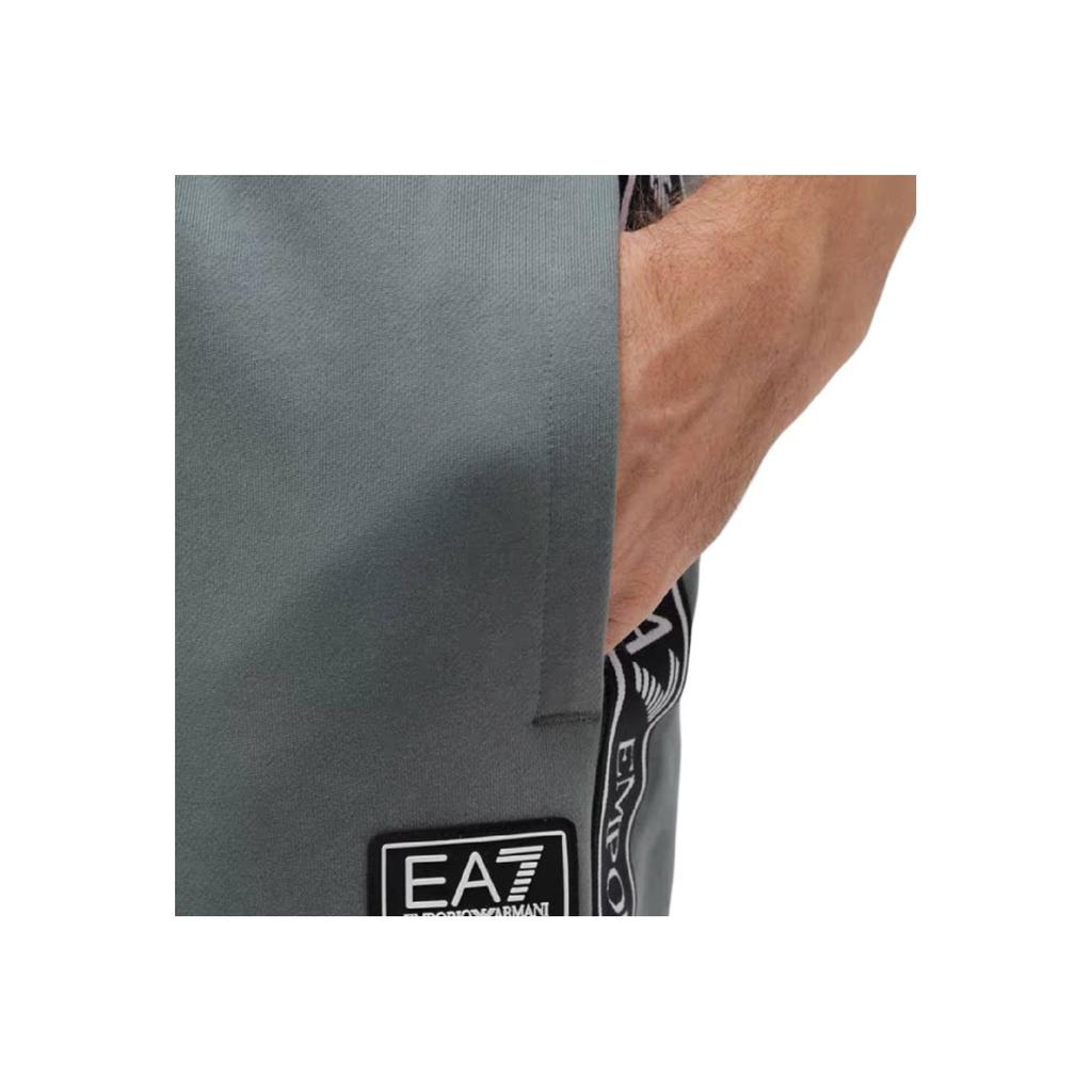 Emporio Armani EA7 Letter Logo Print Elastic Waist Casual Pants Men Bottoms Green 6RPP55-PJ07Z-1842