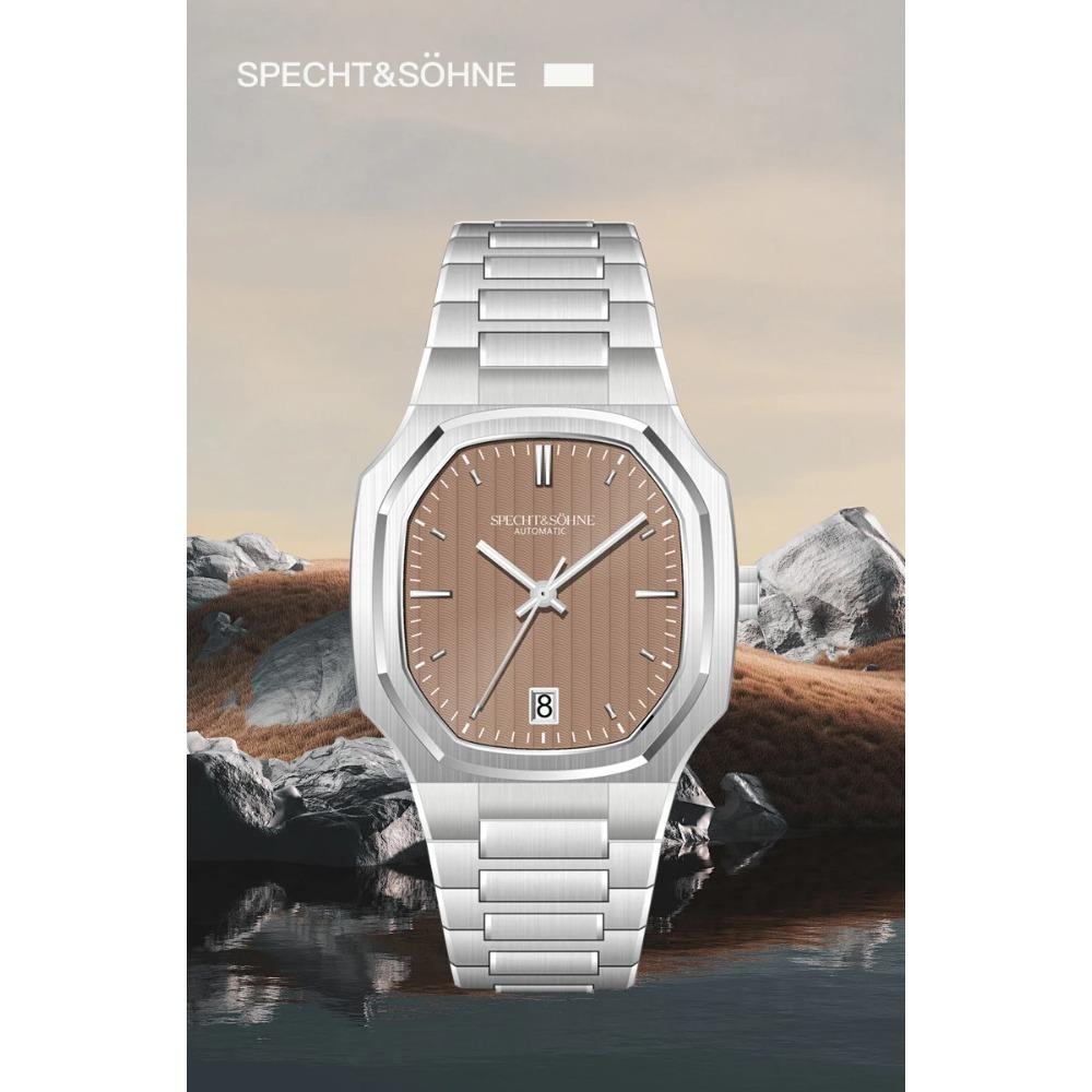New Arrivals Specht&Sohne Watch 37MM Automatic Watches For Men Japan 8215 Movt Sapphire Crystal Stainless Steel 50M Waterproof