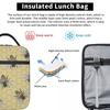 Bienen nahtloses Muster isolierte Lunchtasche für Kinder Schul-Kühltasche Thermische Lebensmittelbox Tragbare Lunchboxen Behälter