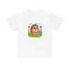 Unisex Adult T Shirt Hula Hooping Hedgehog Garden Fun