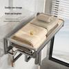 Baihan Adhesive Aluminum Bathroom Storage Shelf