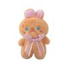 Whimsical Plush Bear And Rabbit Keychain Adorable Stuffed Animal Doll Backpacks For