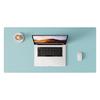 Desk Pad Protector, Mouse Pad, Desk Mat, Non-Slip with Stitched Edges PU Leather Desk Blotter for Home School