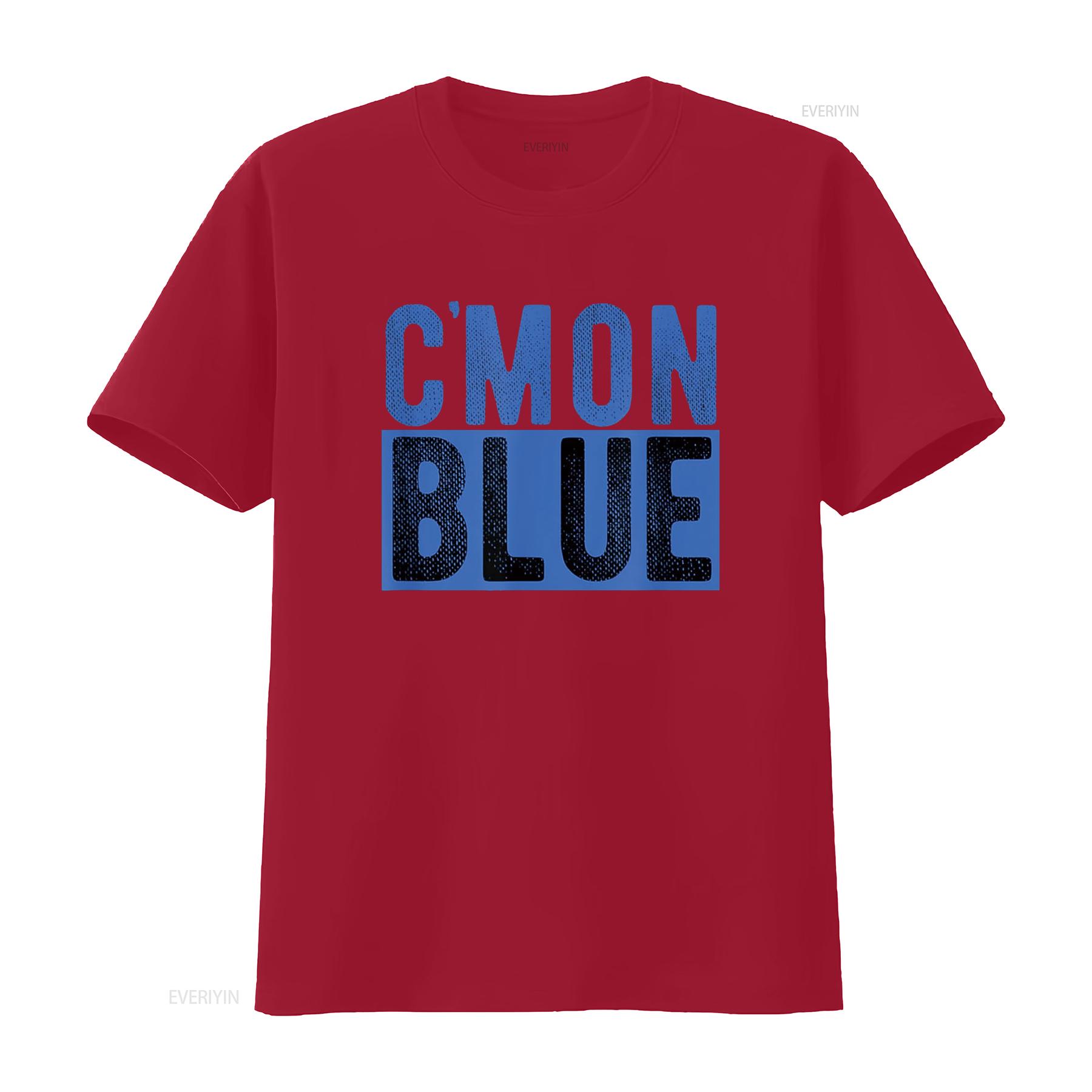 

Cmon Come On Blue Umpire Baseball Fan Lover T Shirt vintage Washed Soft fashion Breathable Casual Versatile homme Comfortable S