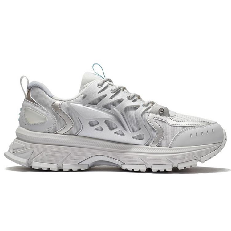 New LiNing Lingwind Lingfeng Rebound Shock Absorbers Low Top Running Shoes Men's Gray ARLS001-2
