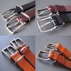 [Tochigi Leather] Made in Japan, Single Piece Leather Narrow Belt with Metal Buckle, 9 Holes, Men's & Women's, 69cm-89cm, Size S, Slim Fit, Casual,