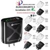 58W Dual PD QC3.0 Schnell-USB-Handy-Ladegerät | CE & FCC Zertifiziert | EU/US/UK/KR/AU Stecker