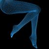 Sexy Hollowed Out Luminous Fishing Net Tight Pants Stockings