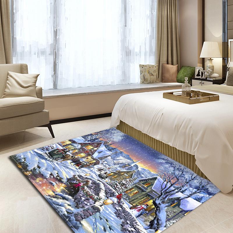 Weihnachtsbaum Illustration Fußmatte Eingang Küche Boden Badematte Wohnzimmer Flur Teppich Heim Deko Teppich