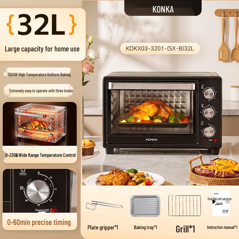 Konka Large Capacity Multi-functional Electric Oven with Timer KDKX03-3201