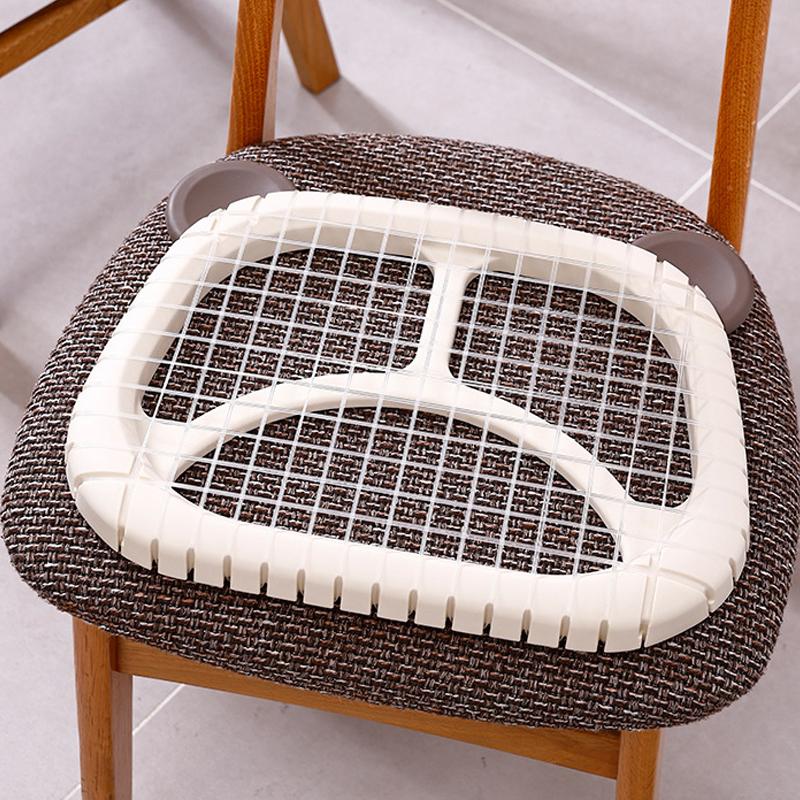 Pvc Seat Cushion Cooling Mat Grid Thick Sitting Cushions Pads For Pressure Relief Back Pain Summer Ice Pad