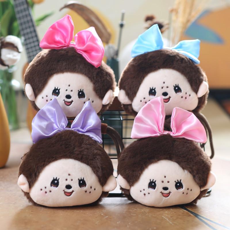 Cute Mengqiqi Coin Wallet Pendant Plush Toy Doll Cartoon Bag Hanging Keychain Doll
