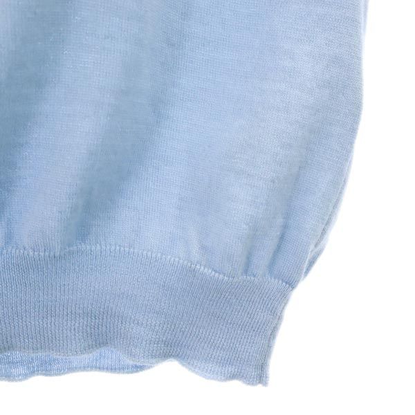 RRL Italian Cashmere Blend Long Sleeve Sweater 48 Light Blue Knit Men's Used