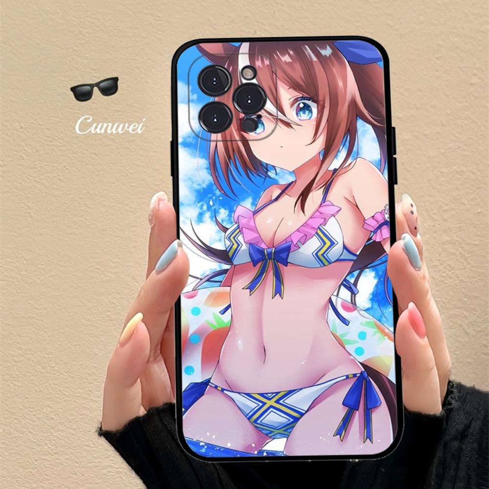 Anime Uma Musume Pretty Derby Tokai Teio Phone Case For IPhone 16 15 14 11 12 13 Mini Pro XS Max Cover 6 7 8 Plus X Funda Shell