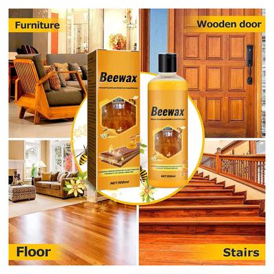 Floor Cleaner Home Wooden Floor Cleaning Maintenance Wax Decontamination Brightening Polish(100ml)