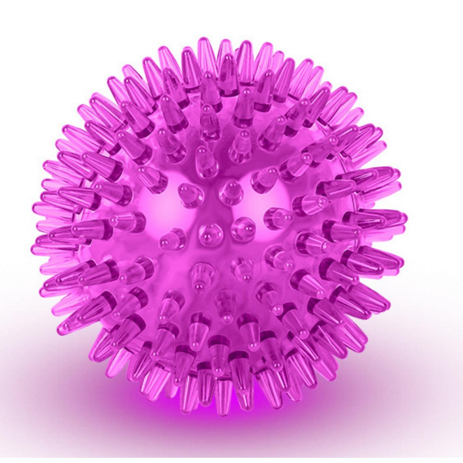 

Пищащие собачьи мячи, жевательные игрушки для щенков, прорезывающихся зубов, не содержащие бисфенол-А, нетоксичные шипастые мячи для собак средних и маленьких пород, прочные игрушки для агрессивных любителей жевать фиолетовый