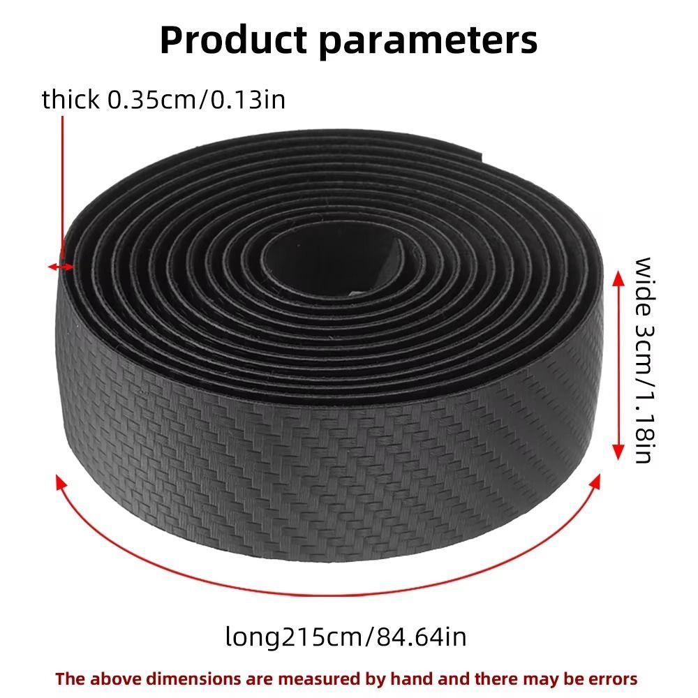 Carbon Fiber Handlebar Band Shockproof Bicycle Handle Grips Bicycle Bar Tape  Bike Accessories