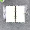 A7/A6 Cute Daisy Spiral Binder Notebook Agenda Cover with Storage Bag Kawaii Transparent School Diary Journal Planner Stationery