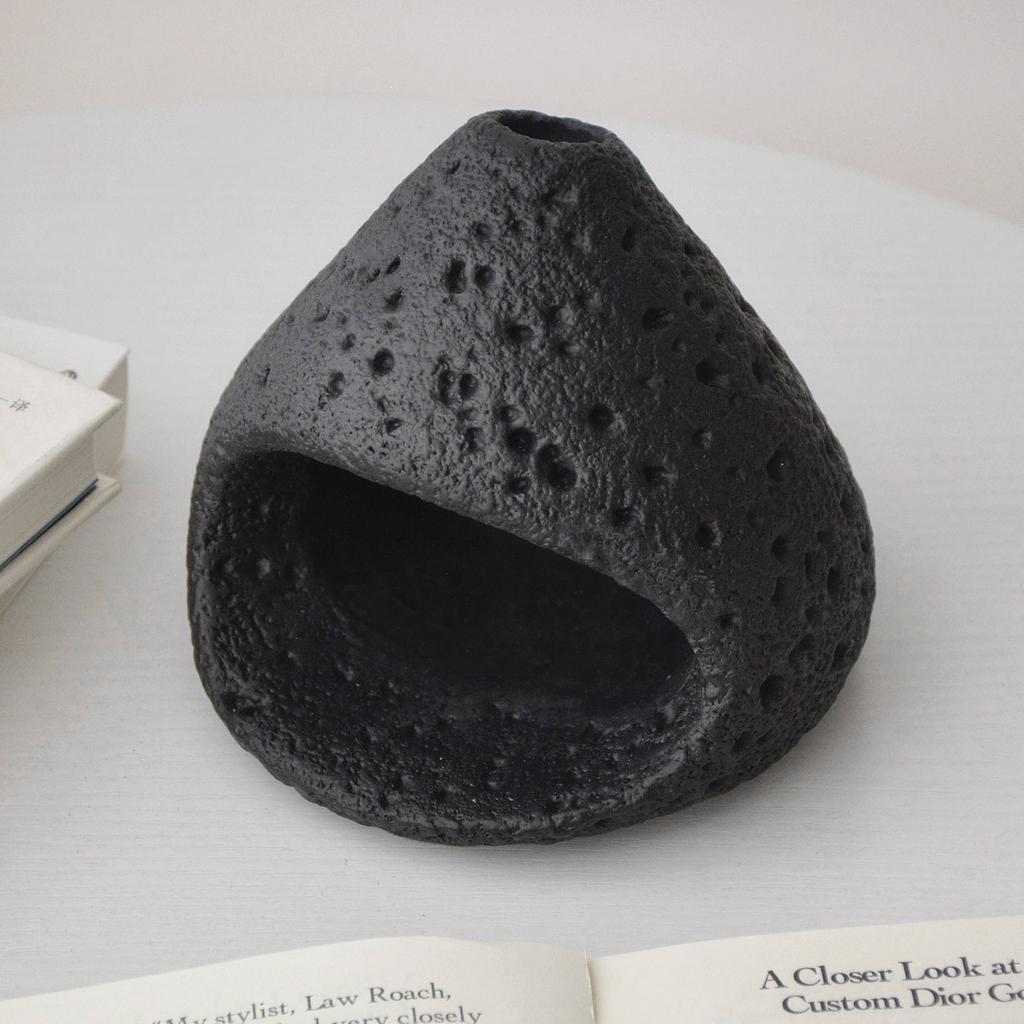 Palo Santo Fireplace Incense Burner Ceramic Aromatherapy Furnace for Meditation Sage & Lavender Purification Incense Holder
