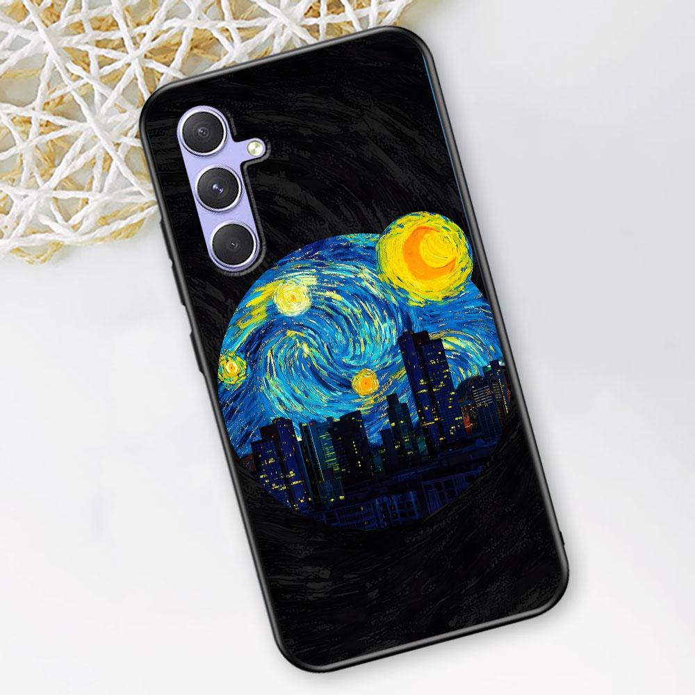 

Starry Night Van Gogh Art Case for Samsung Galaxy A51 A53 A54 A31 A52 A12 A13 A21s A22 A32 A11 A22 A33 A41 A52s TPU Phone Cover Samsung A21