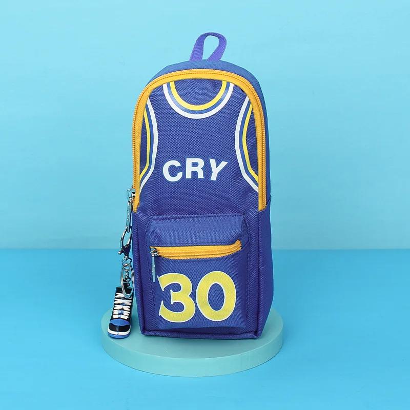 Waterproof Pencil Case Basketball Pencil Bag Multifunctional Pencil Box For Student Boy School Stationery