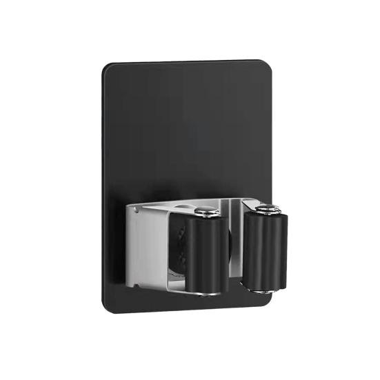 Uchwyt na mopa Bez dziurkacza Mocne łożysko Łatwa instalacja Wielofunkcyjny wieszak ścienny ze stali nierdzewnej do organizera mopa Akcesoria kuchenne i łazienkowe