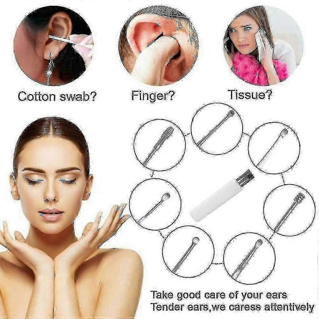 2023-ear Wax Removal Tools Kits Ear Pick Set Cleaner Cerumen Earpick-1yiyi