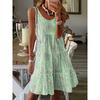 BITCED Fashion Summer Spring Sleeveless U-Neck Casual Dresses Unique Design