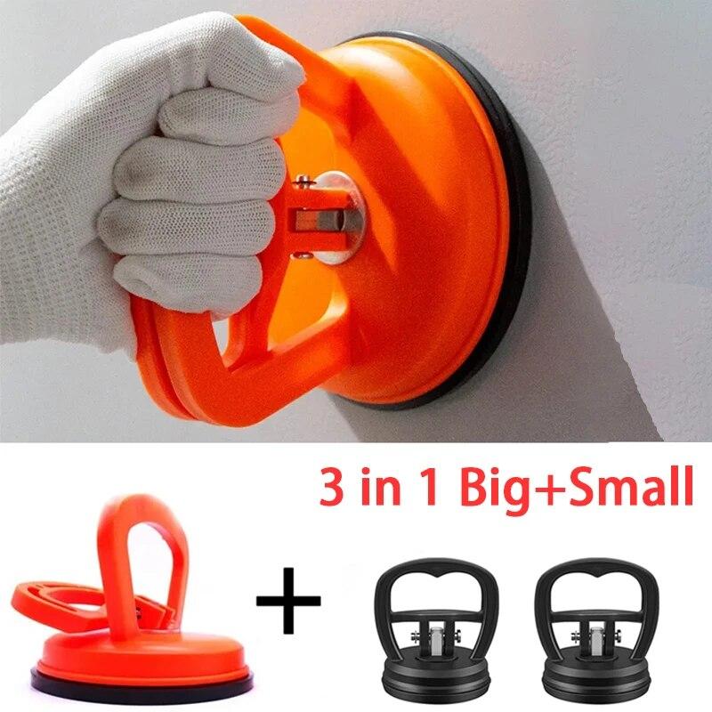 

3 в 1 инструмент для ремонта автомобиля съемник для ремонта кузова большой/маленький оранжевый/черный присоска для удаления вмятин съемник для удаления вмятин на стекле