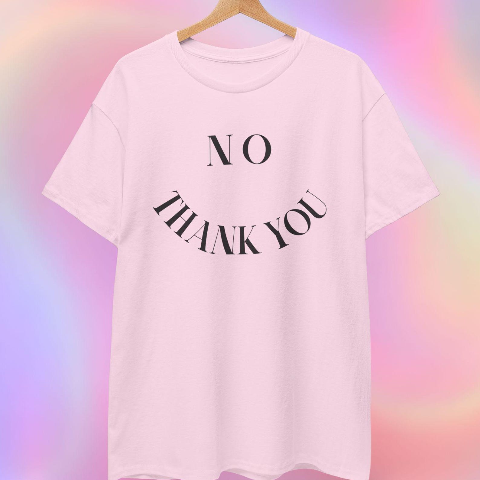 No Thank You T shirt 4XL