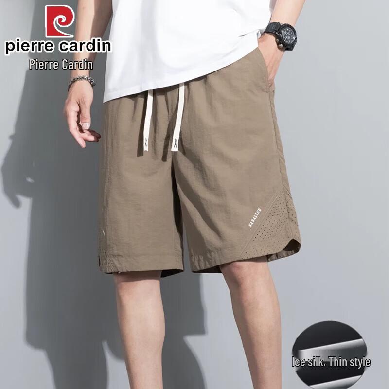 Pierre Cardin Men s Summer Ice Silk Casual Shorts L