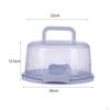 Cake Container Carrier with Handle Multipurpose Accs Base Portable Keeper Storage