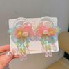 Chinese Style Flower Hair Clips Han Chinese Clothing Hair Clips with Tassel for Wedding Banquet Party Cheongsam