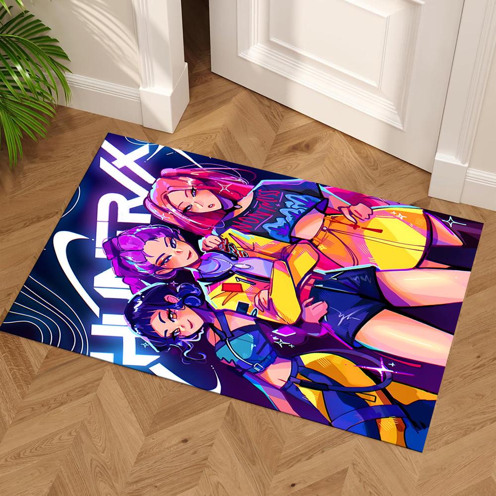 Dreams Urban Vibes Area Rug Design for Study room Game Room Hallway Balcony Anti-slip Rug Anime Office Decor Gift for Festivals